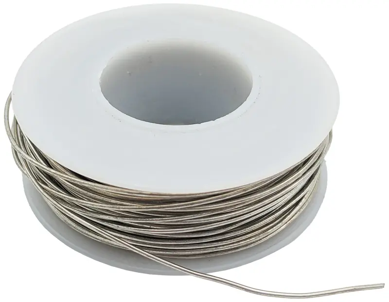 78-Foot Spool of 20-Gauge Tinned Copper Wire – Uninsulated Silver Craft Wire for Electronics & Jewelry