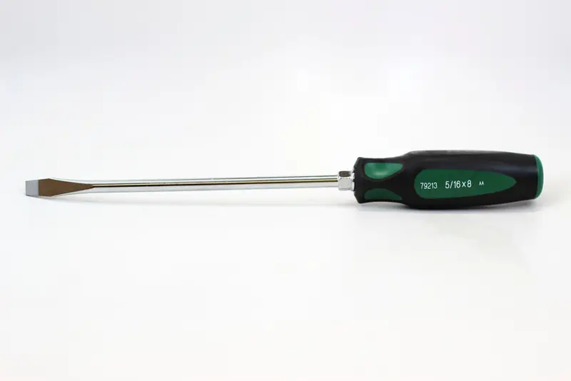 8-Inch 5/16-Inch Slotted Screwdriver with Keystone CushionGrip