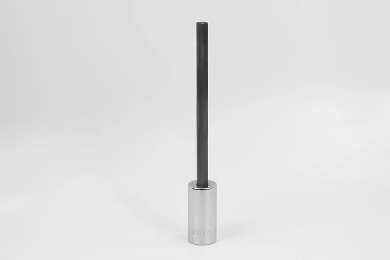 8 mm Long Hex Bit Socket – 1/2″ Drive Chrome Finish