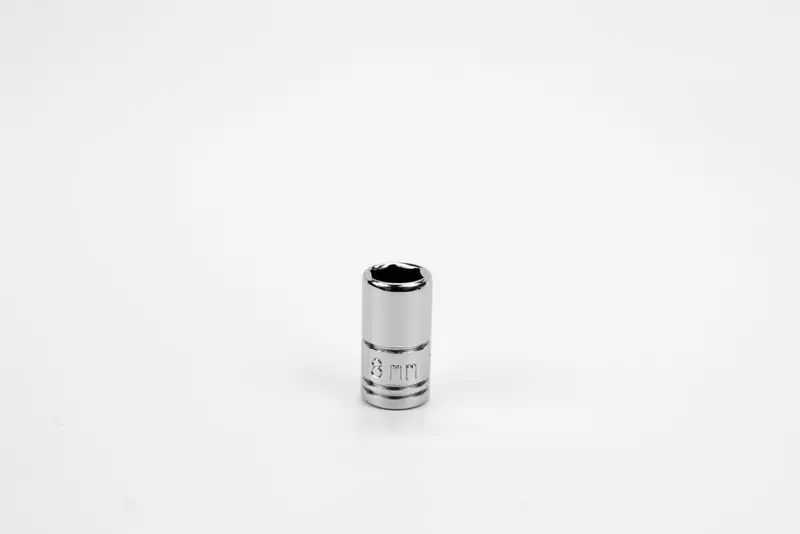 8mm 1/4-Inch Drive 6-Point Metric Chrome Socket