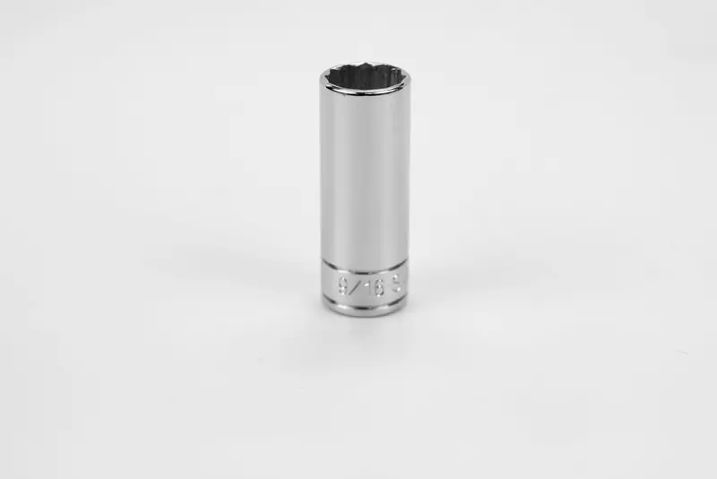 9/16″ 12-Point Deep Chrome Socket for 1/4″ Drive