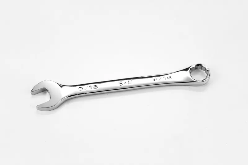 9/16″ 12-Point Standard Combination Chrome Wrench – Fractional