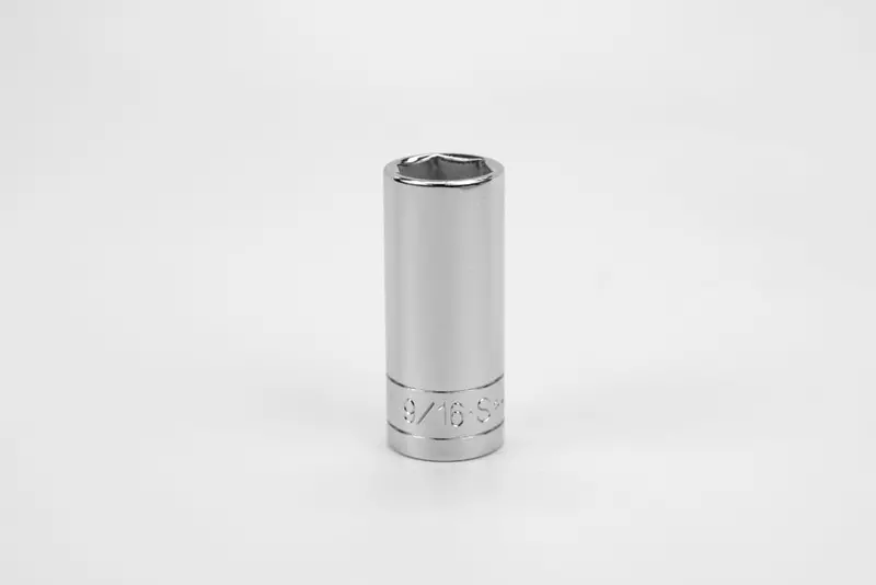 9/16-Inch Deep Chrome Socket – 3/8-Inch Drive, 6-Point Fractional