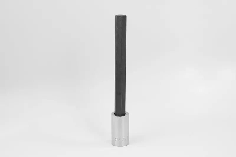 9/16″ Long Hex Chrome Bit Socket – 1/2″ Drive