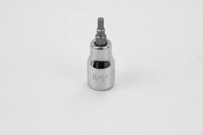 9/64″ Hex Chrome Bit Socket — 3/8″ Drive