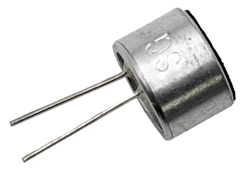 9.7mm Electret Condenser Microphone – FET-Preamped, 2–10V DC Operation, 1kΩ Impedance, 50Hz–8kHz Response