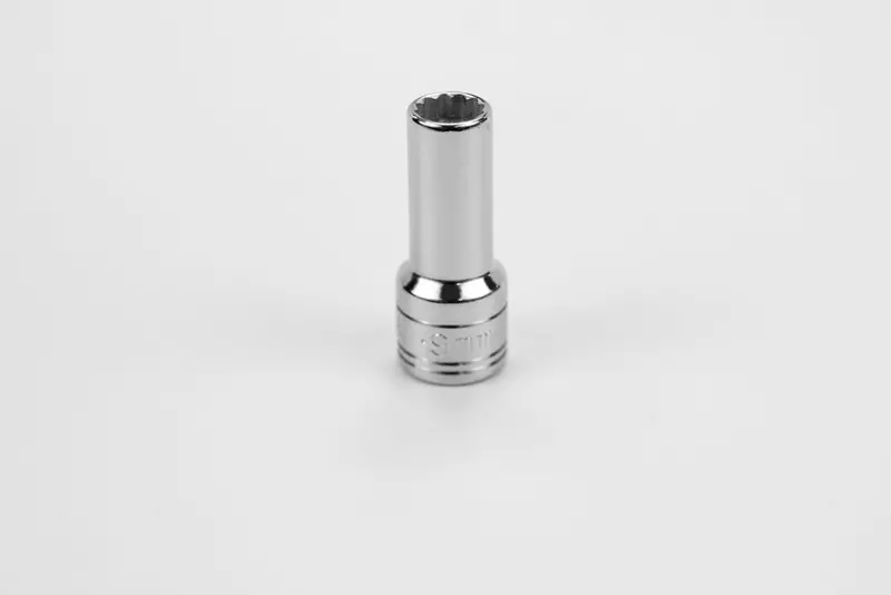 9 mm 3/8″ Drive 12-Point Deep Chrome Socket – Metric
