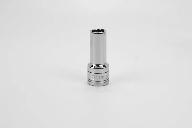 9 mm 3/8″ Drive 6-Point Deep Chrome Socket – Metric