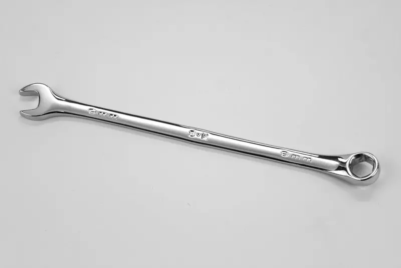 9 mm Durable 6-Point Metric Combination Wrench – Chrome Finish