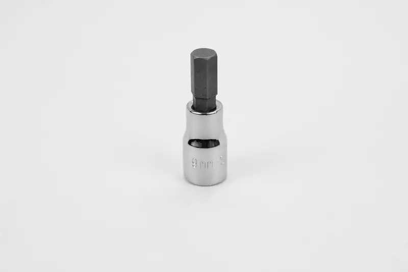 9 mm Hex Chrome Bit Socket – 3/8″ Drive