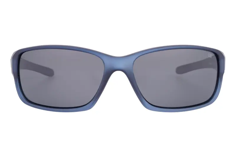 Americana Navy Crystal Frame Sunglasses with Smoke Lenses