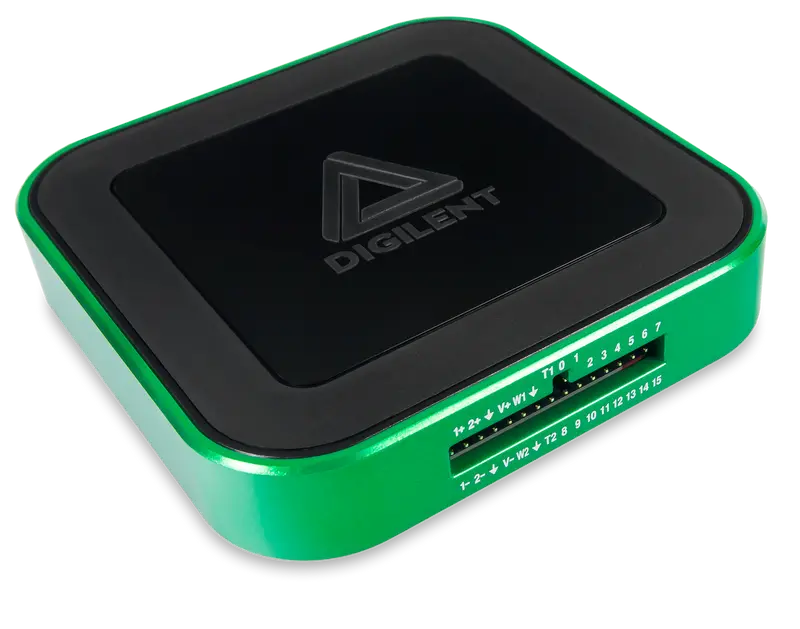 Analog Discovery 3 USB-Based Test Instrument: 125 MS/s Oscilloscope, Logic Analyzer, Waveform Generator & Adjustable Power Supply