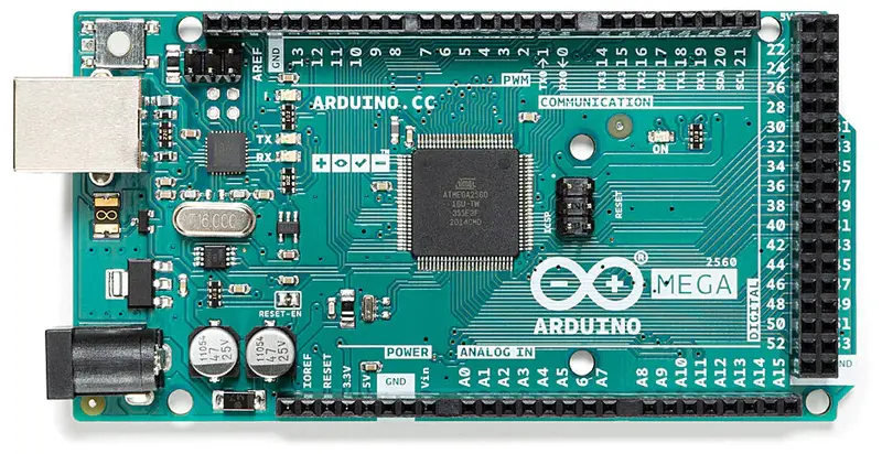 Arduino Mega 2560 R3 Microcontroller Board – ATmega2560 Processor, USB Interface