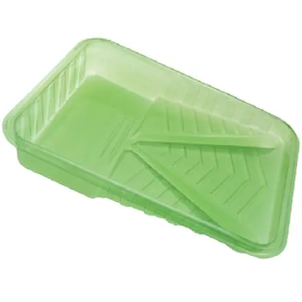 Arroworthy Disposable 1-Quart Green Plastic Paint Trays (Case)