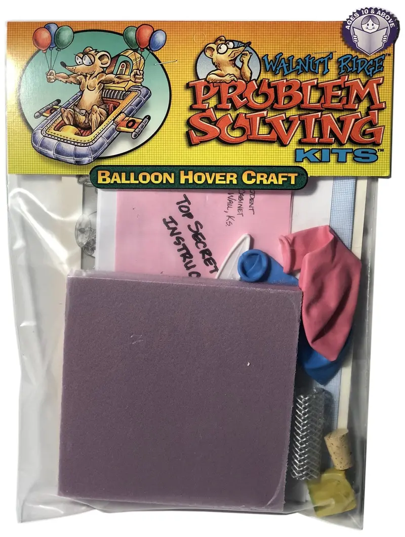 Balloon-Powered Hovercraft Engineering Kit – Hands-On Physics Project for Design & Build Challenges