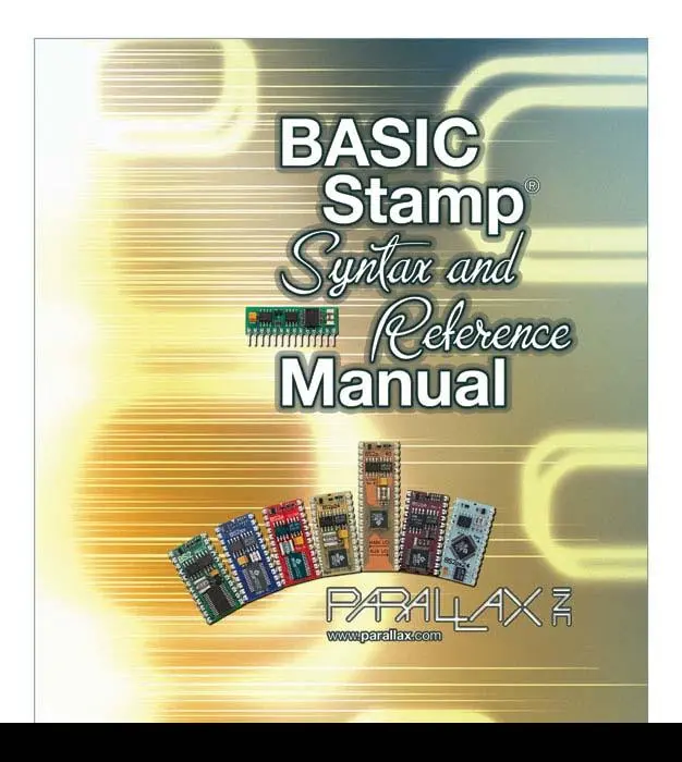BASIC Stamp Manual Version 2.0: Official Documentation for Parallax Microcontroller Development