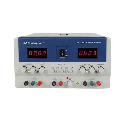 BK Precision 1761 Triple-Output Bench Power Supply: Dual 0–35 V + Adjustable 2–6.5 V