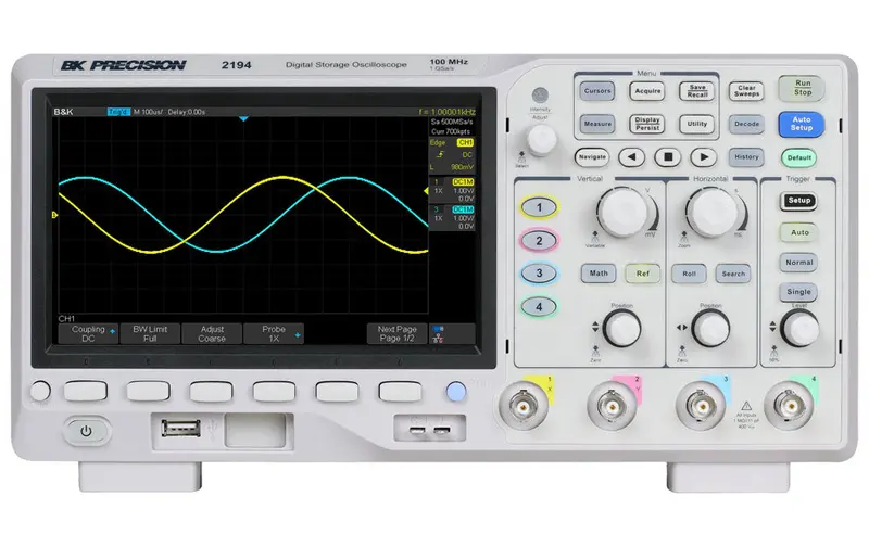 BK Precision 2194 — 100 MHz, 4-Channel Digital Oscilloscope