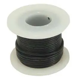 Black 18 AWG Stranded Hook-Up Wire – 500 ft, 300V, Tinned Copper