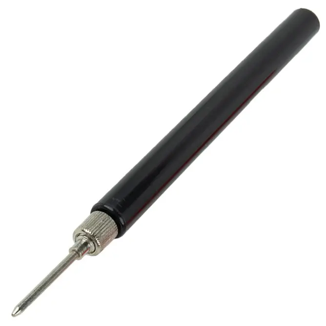 Black 4″ Solderless Insulated Test Probe with Plastic Handle (Model 913J)