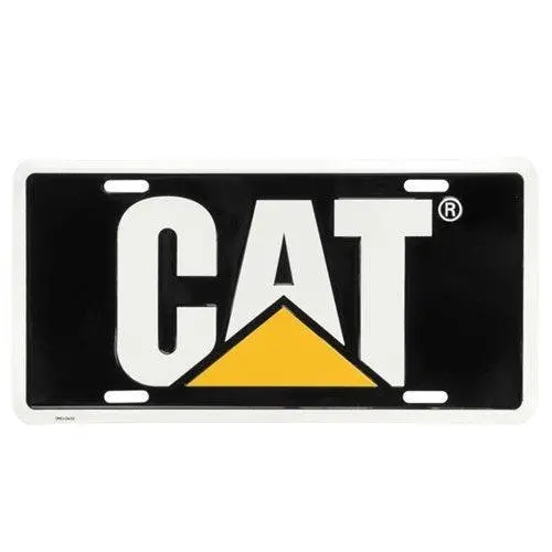 Black and Two-Tone License Plate Style Hat