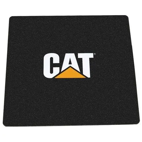 Black Mouse Pad with Dual-Tone Logo Design