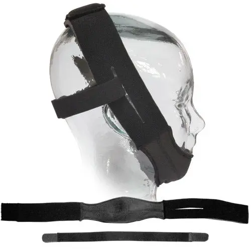 Black Premium Adjustable CPAP Support Strap