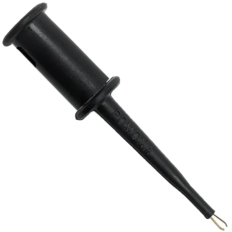 Black SMD Grabber Probe – DIY Electronics Test Lead Component (Model 5243-0)