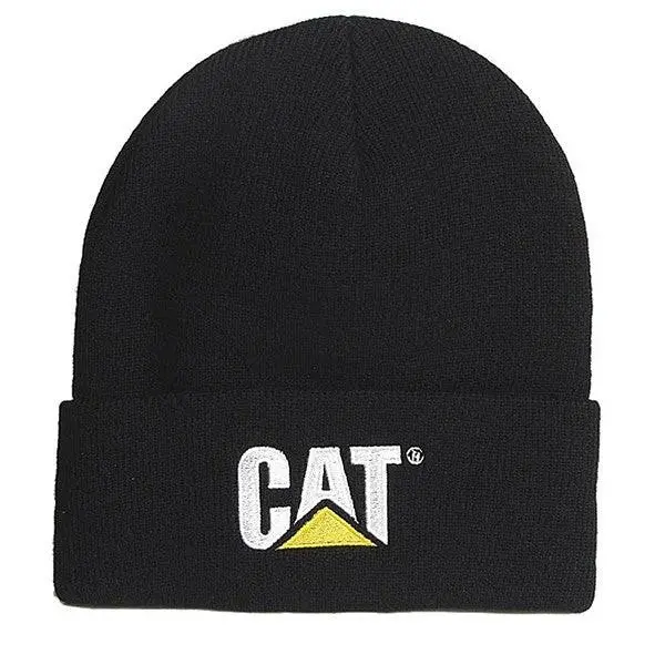 Black Stocking Cap Featuring 2-Tone Design