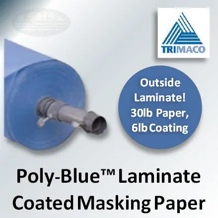 Blue Coated Masking Paper – Enhanced Adhesion & Clean Removal
