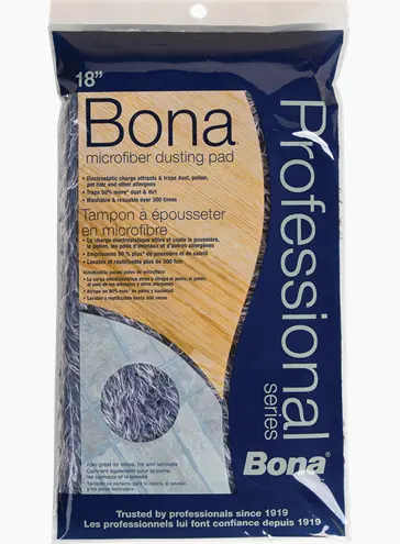 Bona Pro 18″ Microfiber Dusting Pad – Dry Use