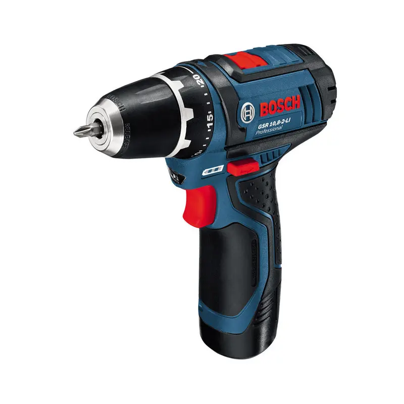 Bosch GSR 10.8-2-LI Cordless Drill-Driver – Compact 10.8V System with Dual Batteries