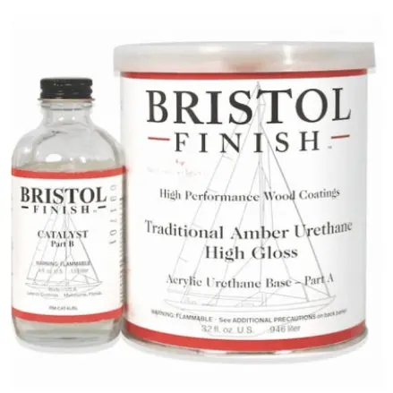 Bristol Finish Traditional Amber Urethane Wood Coating – 1-Quart Kit