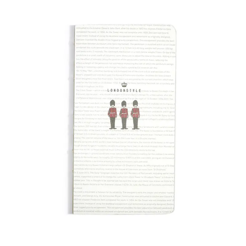 British Soldier–Themed London-Bound Journal – Patriotic Hardcover Notebook