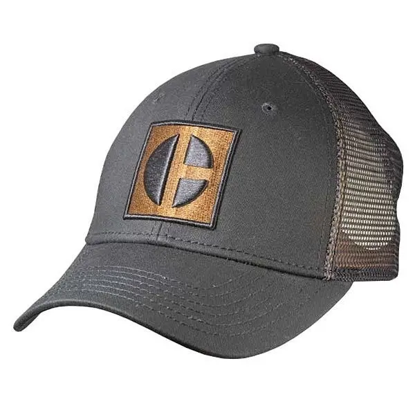 Bronze C-Block Logo Cap in Premium Fabric
