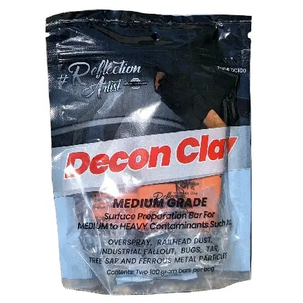 Buff and Shine Medium-Grade Automotive Clay Bar Set – 2-Pack for Moderate Decontamination (OC100)