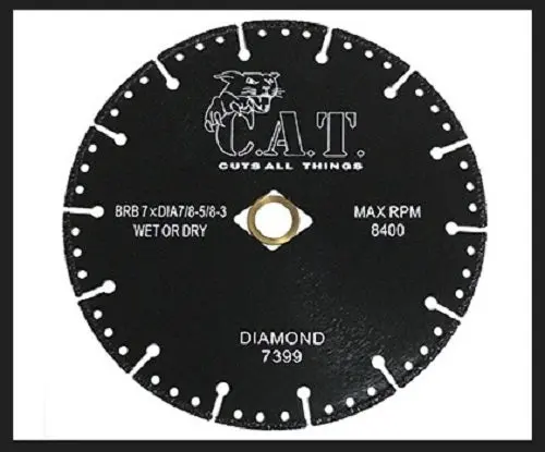 C.A.T. 7-Inch Diamond Blade — Universal Cuts-All-Things Design