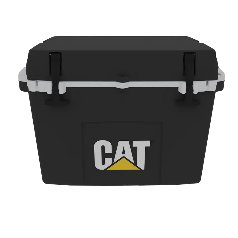 Cat® 27-Quart Black Compact Cooler – All-Day Cold Retention