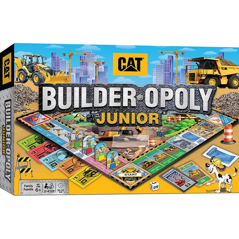 Caterpillar Builder Opoly Junior Edition Board Game