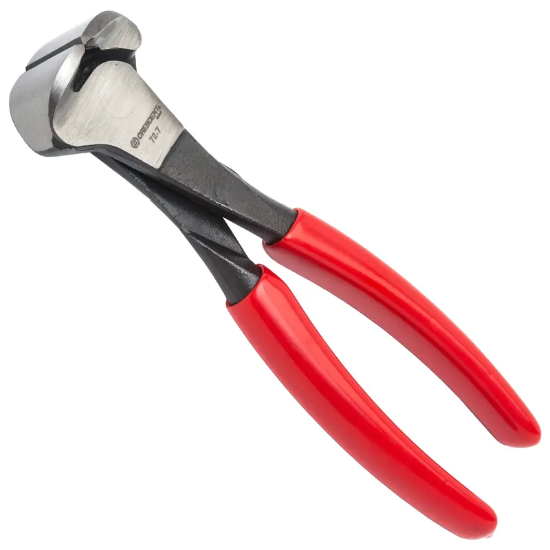 Crescent 7-1/4″ End-Cutting Nipper Pliers – Comfort-Grip Handle Design for Wire Trimming (727CVN)
