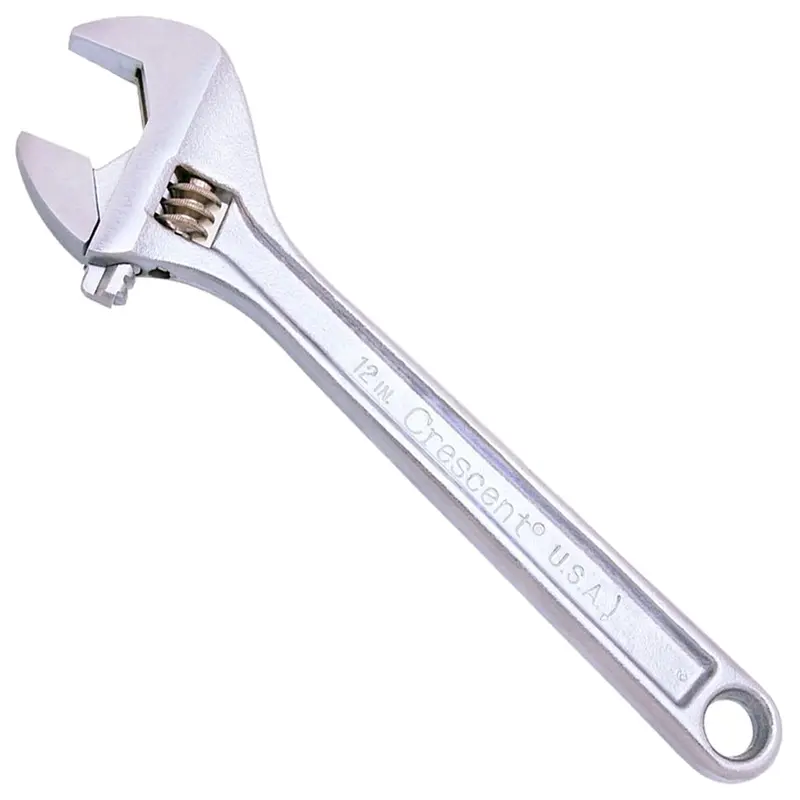Crescent AC112 Adjustable Wrench – 12-Inch USA-Made Heavy-Duty Tool