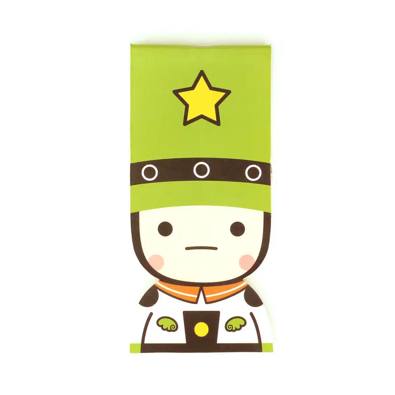 Cute Soldier Notepad – Lime Green Cover, Lightweight Writing Pad