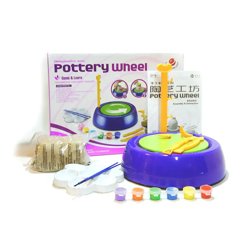 Cute Sunlight Pottery Wheel – Manual Ceramic Shaping Tool for Beginners