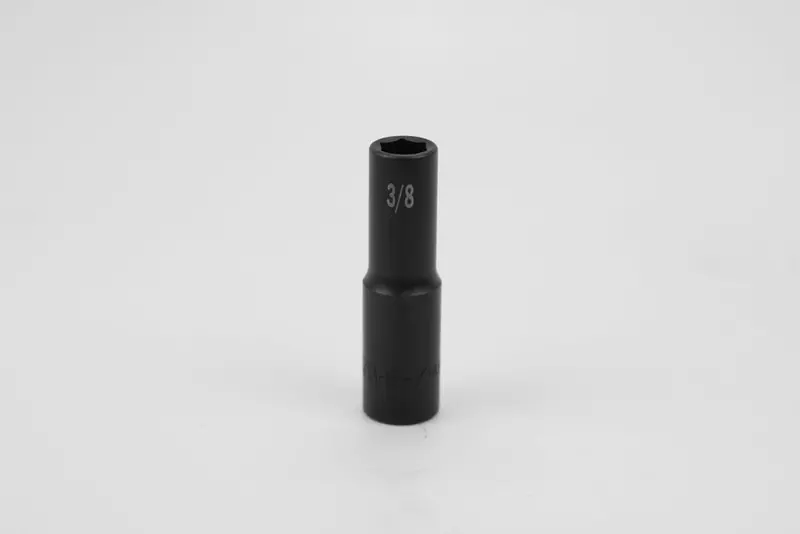 Deep 6-Point Impact Socket, 3/8″, Chrome Finish, 3/8″ Drive