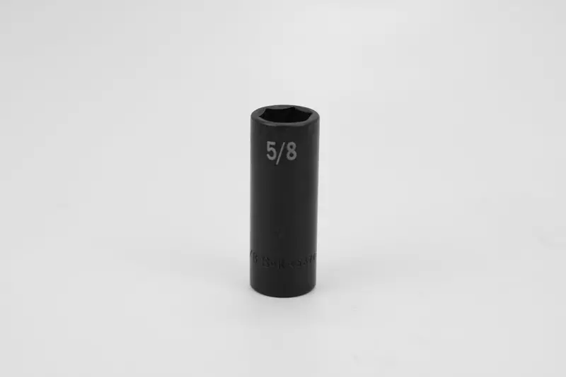 Deep 6-Point Impact Socket, 5/8″, Chrome Finish, 3/8″ Drive