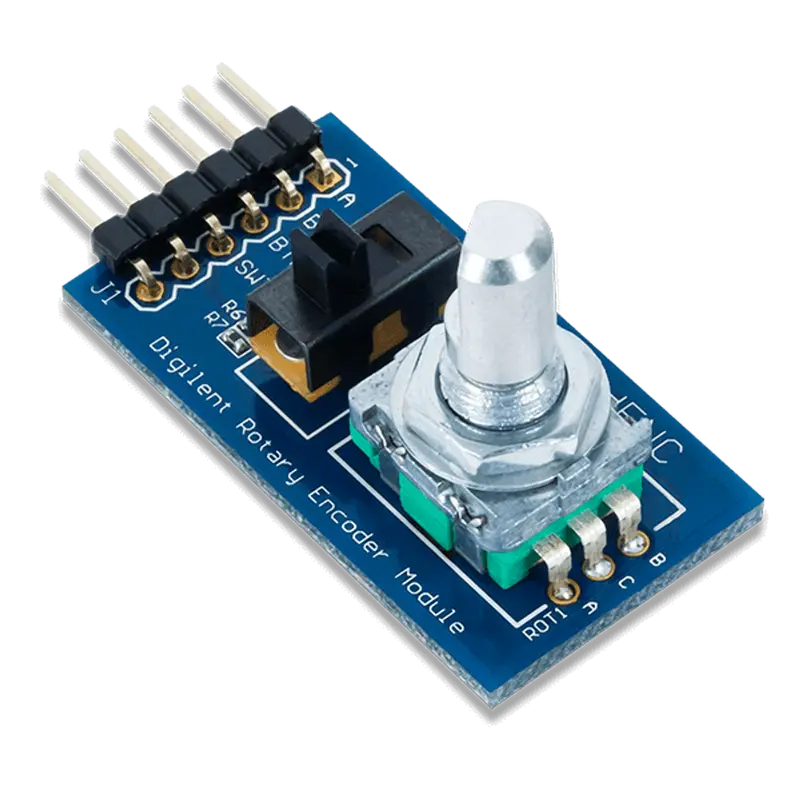 Digilent Pmod ENC Rotary Encoder Module for FPGA and Microcontroller Projects (410-117)
