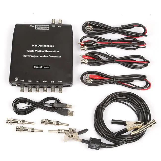 [Discontinued] Hantek 1008A 8-Channel Handheld Oscilloscope & Function Generator for Automotive Diagnostics