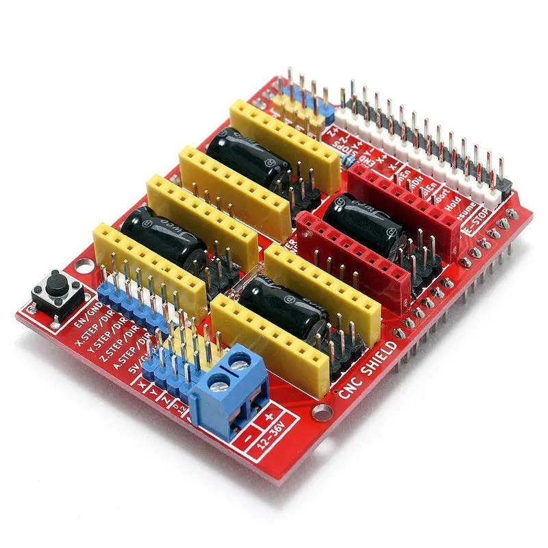 Discontinued V3 Engraver Shield – Arduino-Compatible Expansion Board with A4988 Stepper Driver
