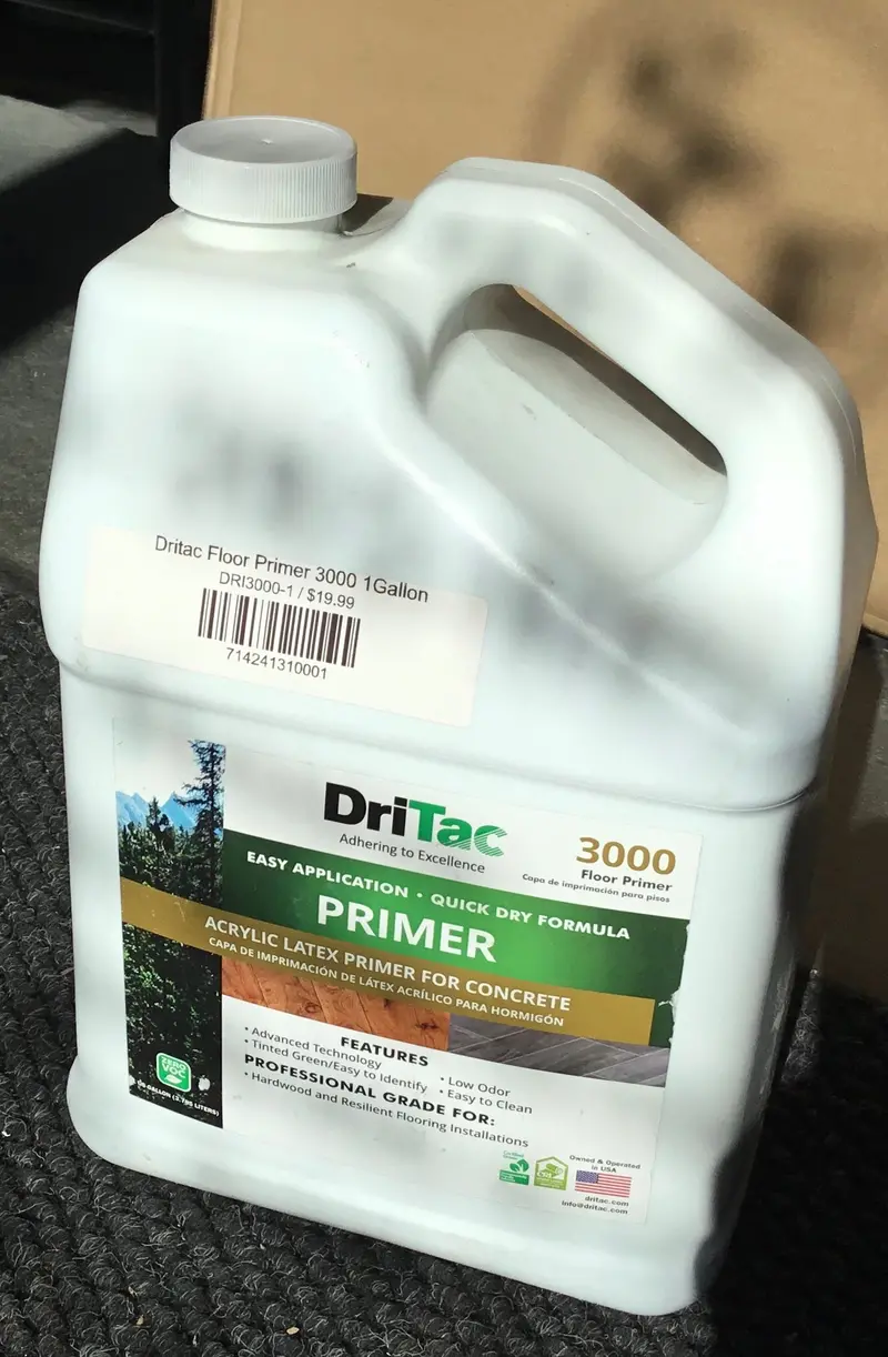 DriTac Floor Primer 3000 for Substrate Preparation – 1-Gallon Can
