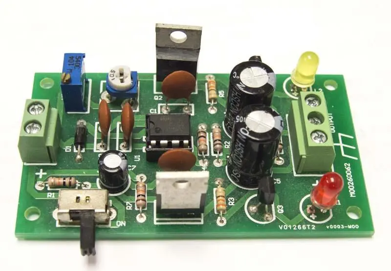 Dual-Channel Adjustable DC Power Supply Kit